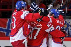 Česká radost ve čtvrtfinále MS Švédsko - Česko