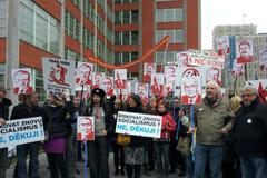 Zlín - demonstrace proti KSČM