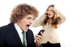 Telefonování - ilustrační snímky