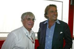 Bernie Ecclestone a Luca di Montezemolo