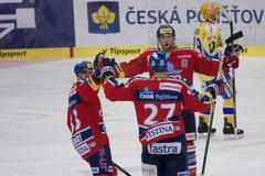 Hokejisté Zlína v utkání 13. kola Tipsport extraligy 2012/13 proti Pardubicím.