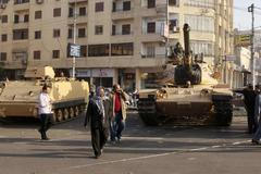 egypt - protesty - mursí - ústava - tank