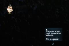 Na mítinku Mitta Romneyho v Manchesteru v New Hampshire