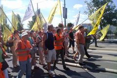 Odbory protestují protí zdravotní reformě