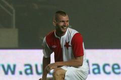 Fotbalista pražské Slavie Martin Juhar v utkání 9. kola Gambrinus ligy 2012/13 se Spartou.
