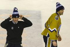 Marek Židlický, Jaromír Jágr (zlaté dresy)