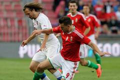 Petr Jiráček a Adam Szalai v přípravě před Eurem 2012, Česko - Maďarsko