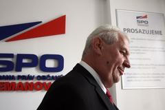 Petice za kandidaturu Miloše Zemana