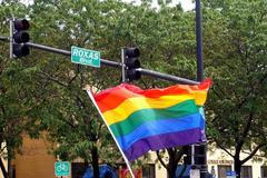 Duhová vlajka v Manile