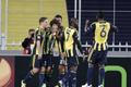 Fotbal Evropská liga, Fenerbahce - Plzeň: hráči Galatasaraye slaví gól