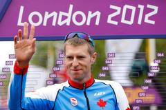 Kanadský cyklista Ryder Hesjedal na OH v Londýně