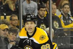 Jaromír Jágr při premiéře v dresu Boston Bruins