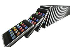 Telefonování - ilustrační snímky