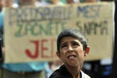 Ostrava - Romové - protesty