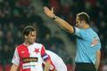 Derby Slavia - Sparta: Karol Kisel a rozhodčí Libor Kovařík