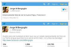 Papež František tvítuje