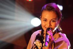 Slavnostní zakončení extraligy 2012/13 v klubu SaSaZu: Monika Bagárová