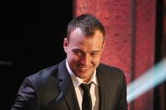 Slavnostní zakončení extraligy 2012/13 v klubu SaSaZu: Jan Kovář