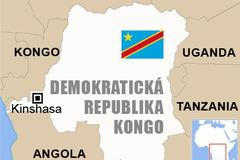 Mapa - Demokratická republika Kongo