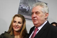 Miloš Zeman a dcera Kateřina