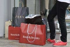 Nakupování móda obchodní řetězec nákup