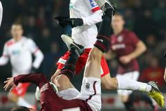 Fotbal, Sparta - Plzeň: David Lafata