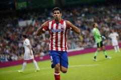 Diego Costa slaví gól do sítě Realu Madrid