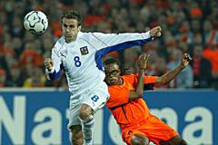 Karel Poborský a Edgar Davids