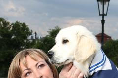 Ivana Zemanová a prezidentský pes Darcy