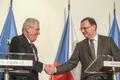Miloš Zeman poprvé na jednání vlády
