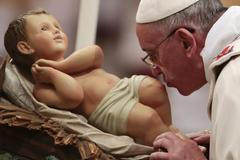 Vatikán - Vánoce - papež František - mše