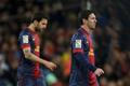 Semifinále Copa del Rey, El Clásico Barcelona vs. Real (smutek Messiho a Fábregase)