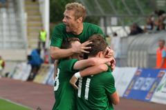 Fotbal, EL, Jablonec - Betis Sevilla: radost Jablonce