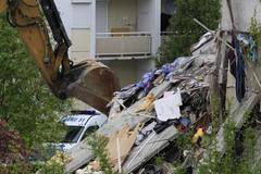 Francie - Remeš - budova - zřícení - nehoda