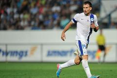 Liberecký Michael Rabušic v zápase Evropské ligy proti Curychu