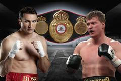 Vladimir Kličko vs. Alexander Povětkin koláž