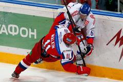 Channel One Cup, Rusko - Česko: Jevgenij Malkin a Jakub Svoboda