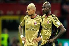 Mario Balotelli a Kevin Prince Boateng