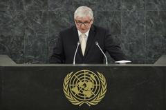 Jiří Rusnok na Valném shromáždění OSN