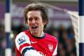 Tomáš Rosický (Arsenal, gól, radost)