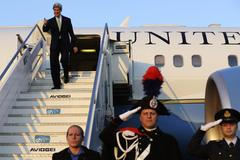 John Kerry na cestě po Evropě - Řím