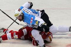 Hokej, extraliga: Slavia - Plzeň: Jan Alinč - Pavel Kašpařík