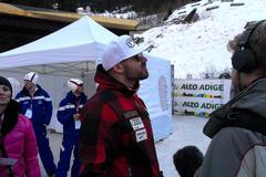 Jan Hudec a jeho přítelkyně na SP ve Val Gardeně