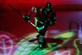 Chicago Blackhawks' Bickell skates out on the ice before the