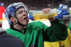 Trénink hokejové reprezenatace: Tomáš Hertl