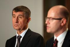 Sobotka, Babiš a Bělobrádek