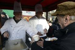 Štědrý den - Praha - Vánoce - Hudeček - polévka