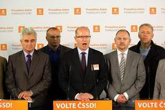 ČSSD v Lidovém domě čeká na výsledky voleb