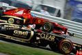 Fernando Alonso (Ferrari), Kimi Räikkönen (Lotus)