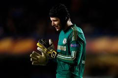 Fotbal, Evropská liga, Chelsea - Sparta: Petr Čech